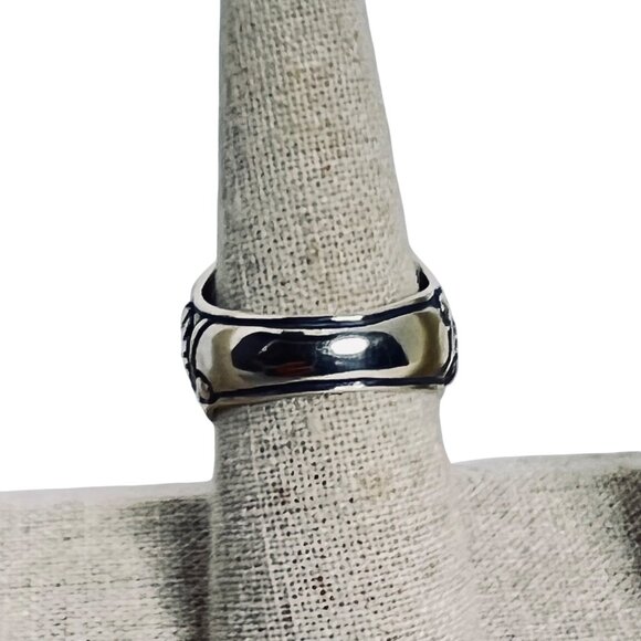 Carolyn Pollack Sterling Silver Sleeping Beauty Turquois Cluster Ring (R459) - Picture 4 of 9